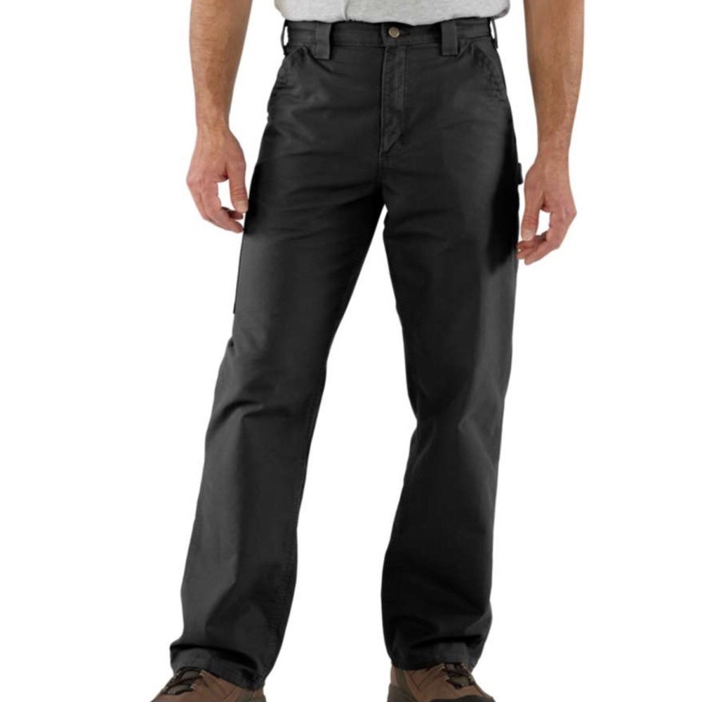 Carhartt Loose Original Fit Canvas Utility Work Pants Men’s Size 38 x 30 Black
